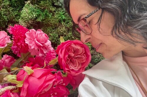 Smelling the roses